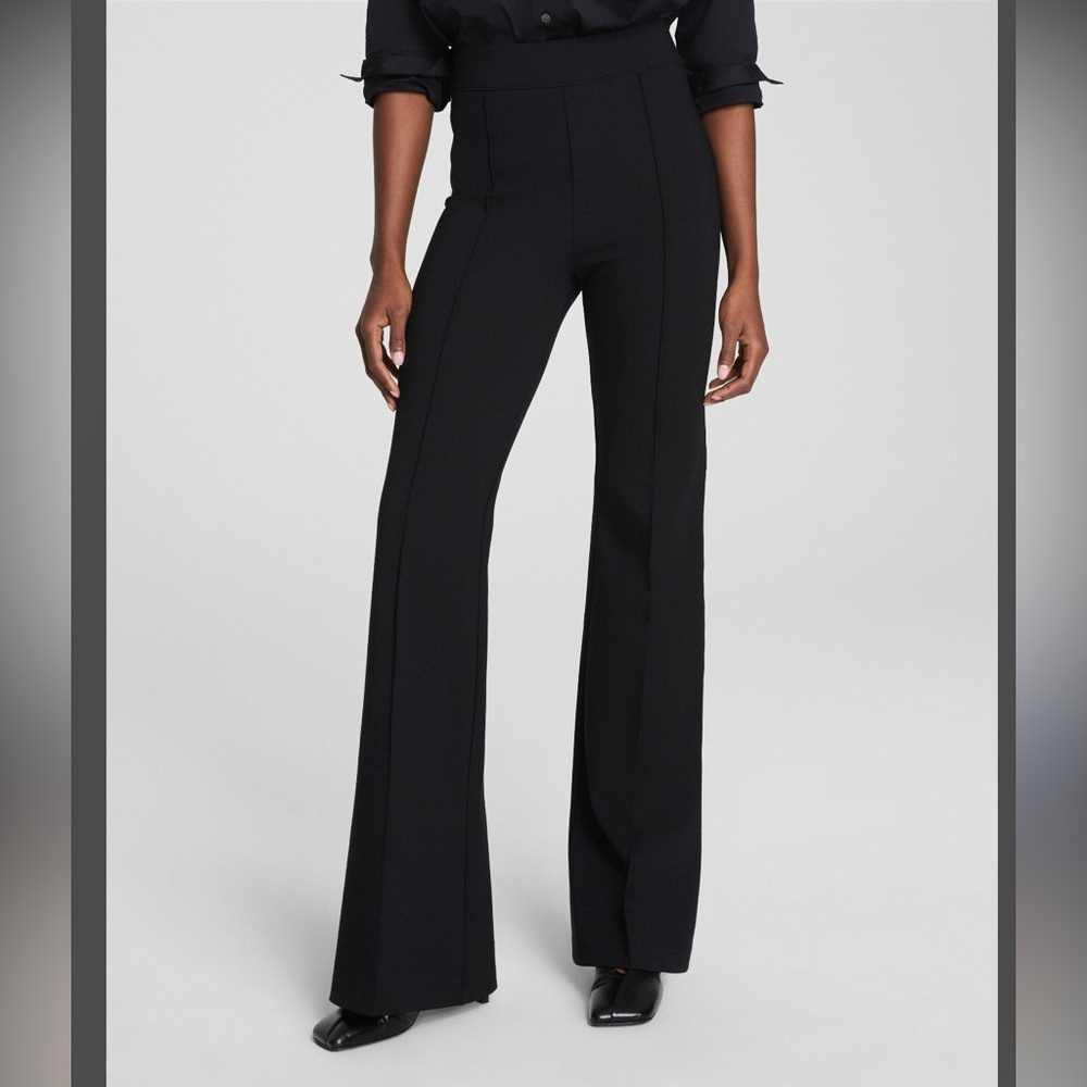 90s STYLE SLIM FLARE STRETCH PANTS